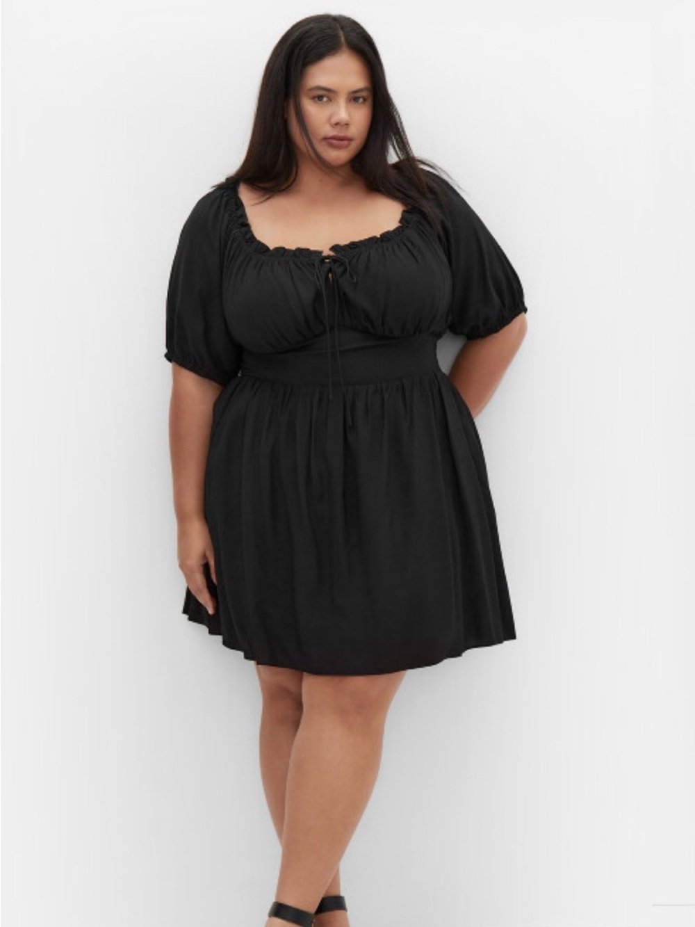 City Chic Black Mela Dress
